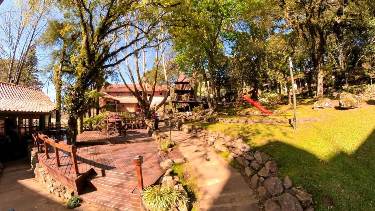 Apto No Centro De Gramado Com Piscina Termica Esterno foto