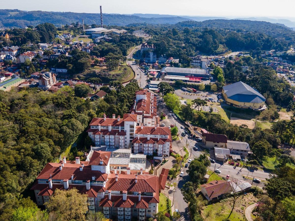Apto No Centro De Gramado Com Piscina Termica Esterno foto